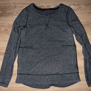 Lululemon Gray Long Sleeve Athletic Top